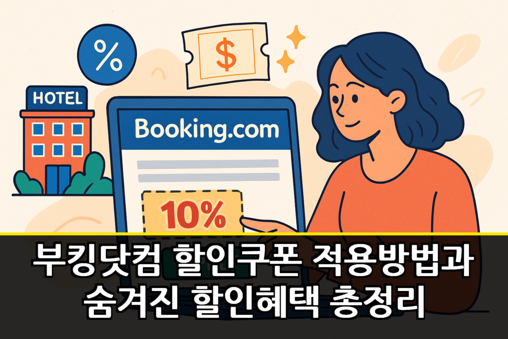 부킹닷컴 할인쿠폰 적용방법과 숨겨진 할인혜택 총정리