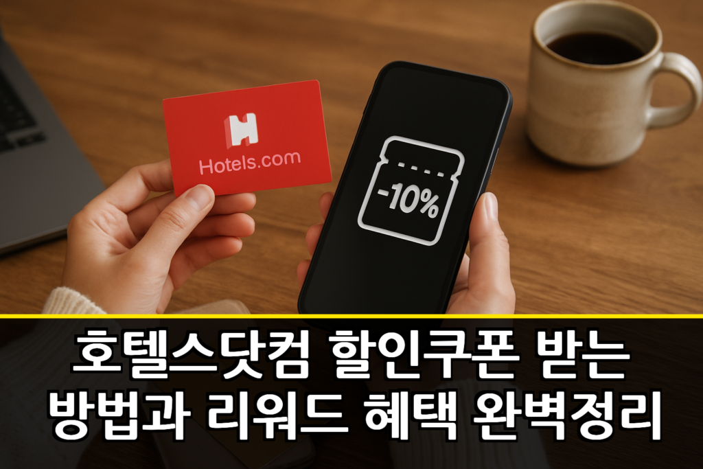 호텔스닷컴 할인쿠폰 받는 방법과 리워드 혜택 완벽정리